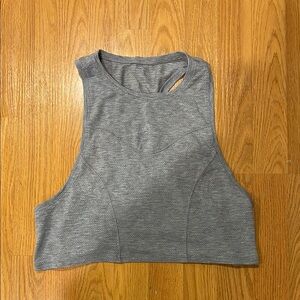Lululemon Gray Sleeveless Women's Top cropped